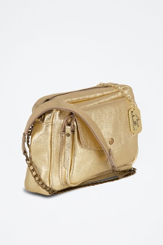 Sac bandoulière en cuir Agnesina - Doré