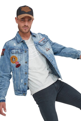 Veste en jean Max - Bleu