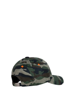 Gorra Camouflage - Negro, verde y naranja