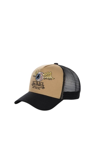 Gorra - Negro, beige y amarillo