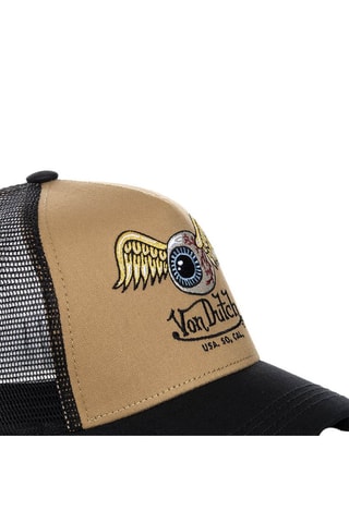 Gorra - Negro, beige y amarillo