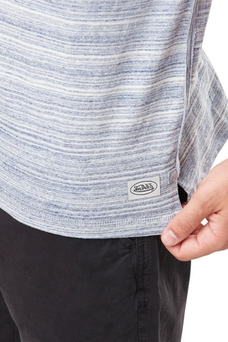 Camiseta Ron - Beige y azul