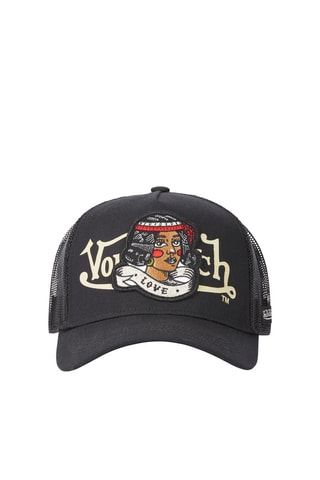 Gorra Love - Blanco, negro y rojo