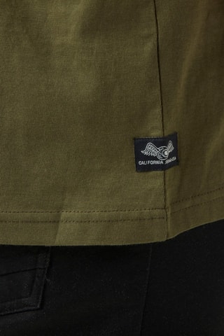 Camiseta relaxed - Blanco, negro y verde