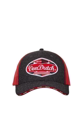 Gorra Mixed - Rojo y gris