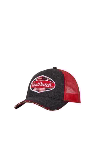 Gorra Mixed - Rojo y gris