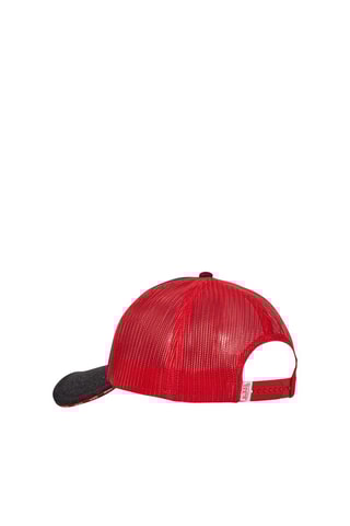 Gorra Mixed - Rojo y gris