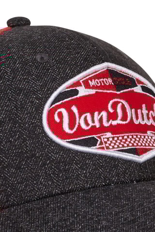 Gorra Mixed - Rojo y gris