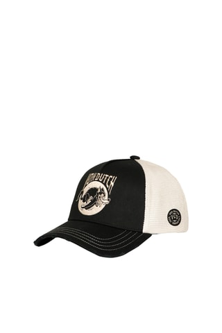 Gorra - Negro y beige