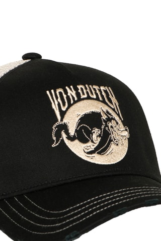 Gorra - Negro y beige