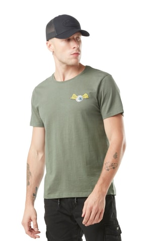 Camiseta - Blanco, negro, azul, verde y amarillo