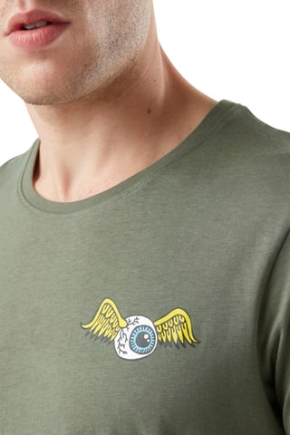 Camiseta - Blanco, negro, azul, verde y amarillo