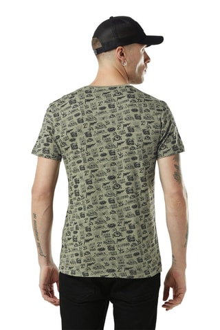 Camiseta Tyron - Negro y verde