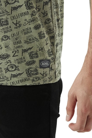 Camiseta Tyron - Negro y verde