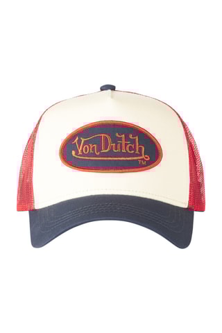 Gorra trucker - Blanco, negro, rojo y azul