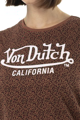 Camiseta - Marrón y negro