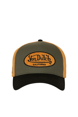 Gorra - Negro, caqui y rojo