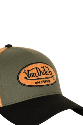 Gorra - Negro, caqui y rojo