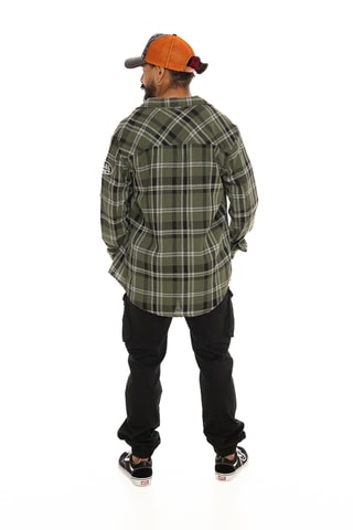 Sobrecamisa - Caqui, negro y azul