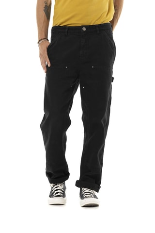 Pantalón recto - Negro