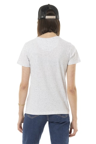 Camiseta regular - Blanco y negro