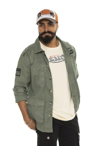 Chaqueta - Caqui y negro