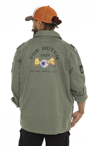 Chaqueta - Caqui y negro