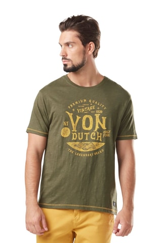 Camiseta - Verde y amarillo