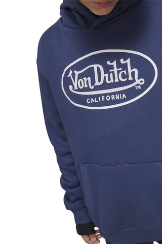 Sudadera con capucha Brand - Azul y amarillo