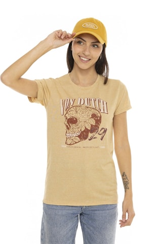 Camiseta regular - Beige