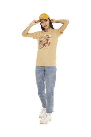 Camiseta regular - Beige