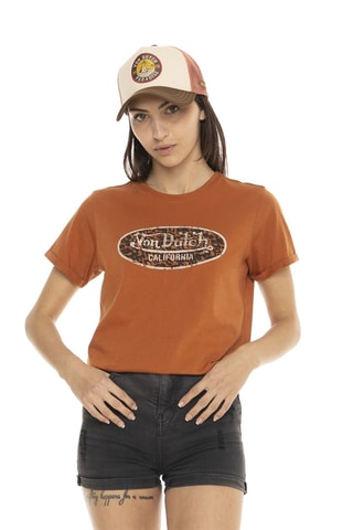 Camiseta regular - Marrón