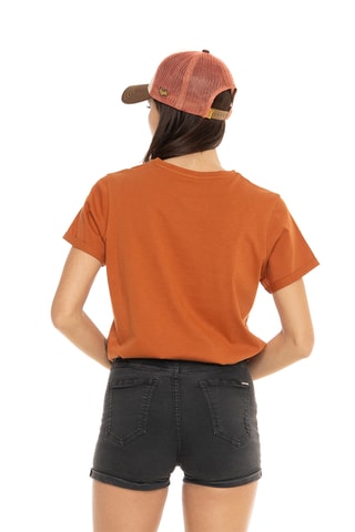 Camiseta regular - Marrón