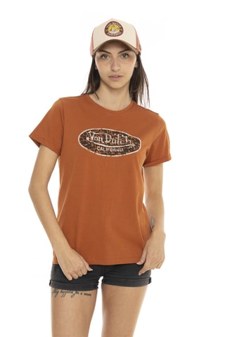 Camiseta regular - Marrón