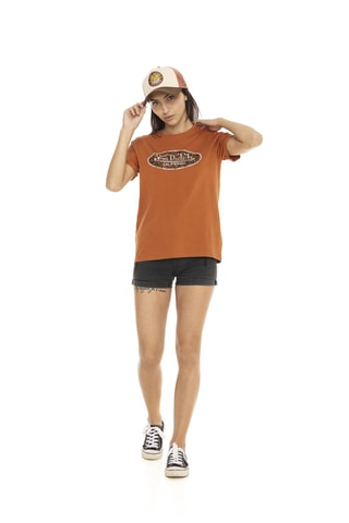 Camiseta regular - Marrón