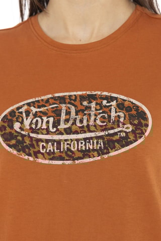 Camiseta regular - Marrón