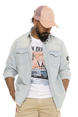 Camisa vaquera regular fit - Azul