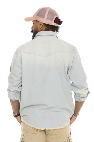 Camisa vaquera regular fit - Azul