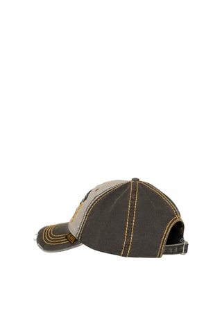 Gorra vaquera - Gris, amarillo y negro