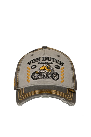 Gorra vaquera - Gris, amarillo y negro