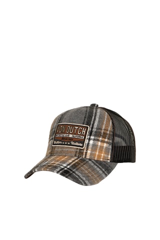 Gorra - Gris, naranja y blanco