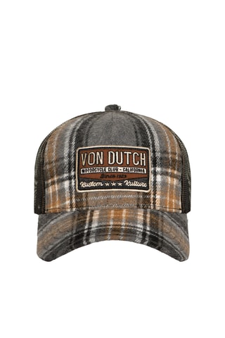 Gorra - Gris, naranja y blanco