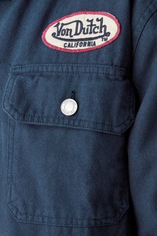 Chaqueta - Azul y marrón