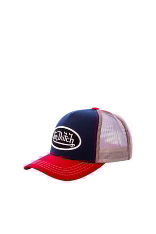Gorra Trucker Colors - Blanco, rojo y azul