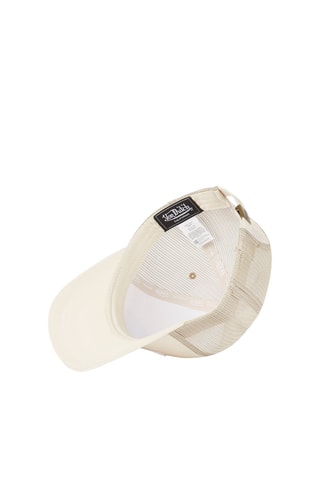 Gorra Lof - Blanco y beige