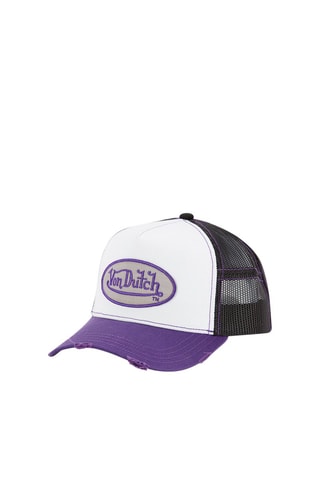 Gorra Summer - Blanco y violeta