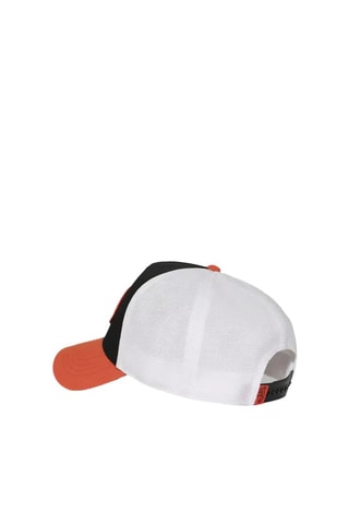 Gorra - Blanco, negro y naranja