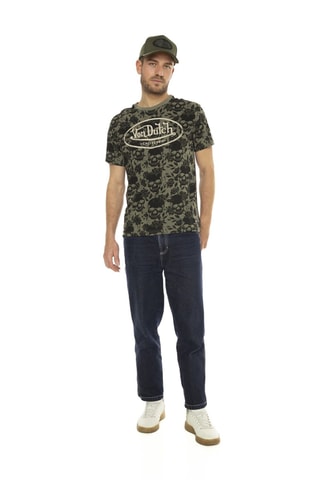 Camiseta - Gris, negro y blanco