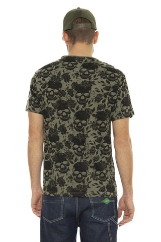 Camiseta - Gris, negro y blanco