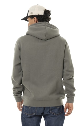 Sudadera con capucha - Gris oscuro y negro